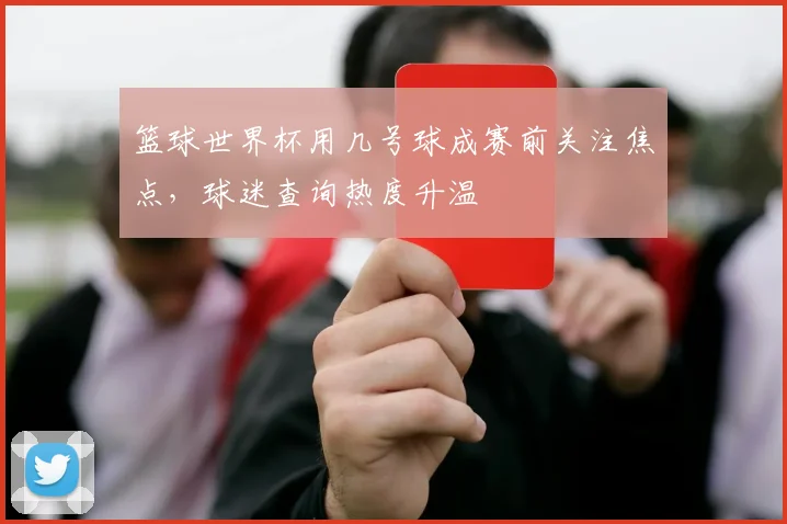 篮球世界杯用几号球成赛前关注焦点,球迷查询热度升温